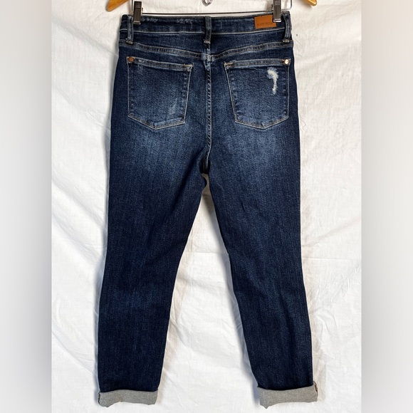 Judy Blue Jeans Womens 5 27 Boyfriend Fit Distressed Denim Stretch Jean JB88220 - Picture 10 of 16